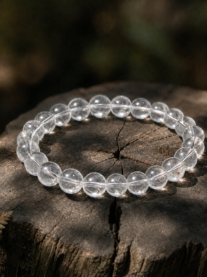 Clear Quartz Beaded Bracelet