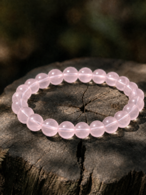 Rose Quartz Beaded Bracelet